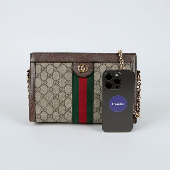 Ophidia Small Chain Shoulder Crossbody Bag - Picture 10 of 10